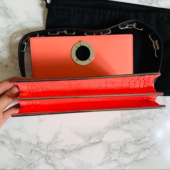 Alexander Wang Pink Croc Shoulder Bag - Picture 5 of 8